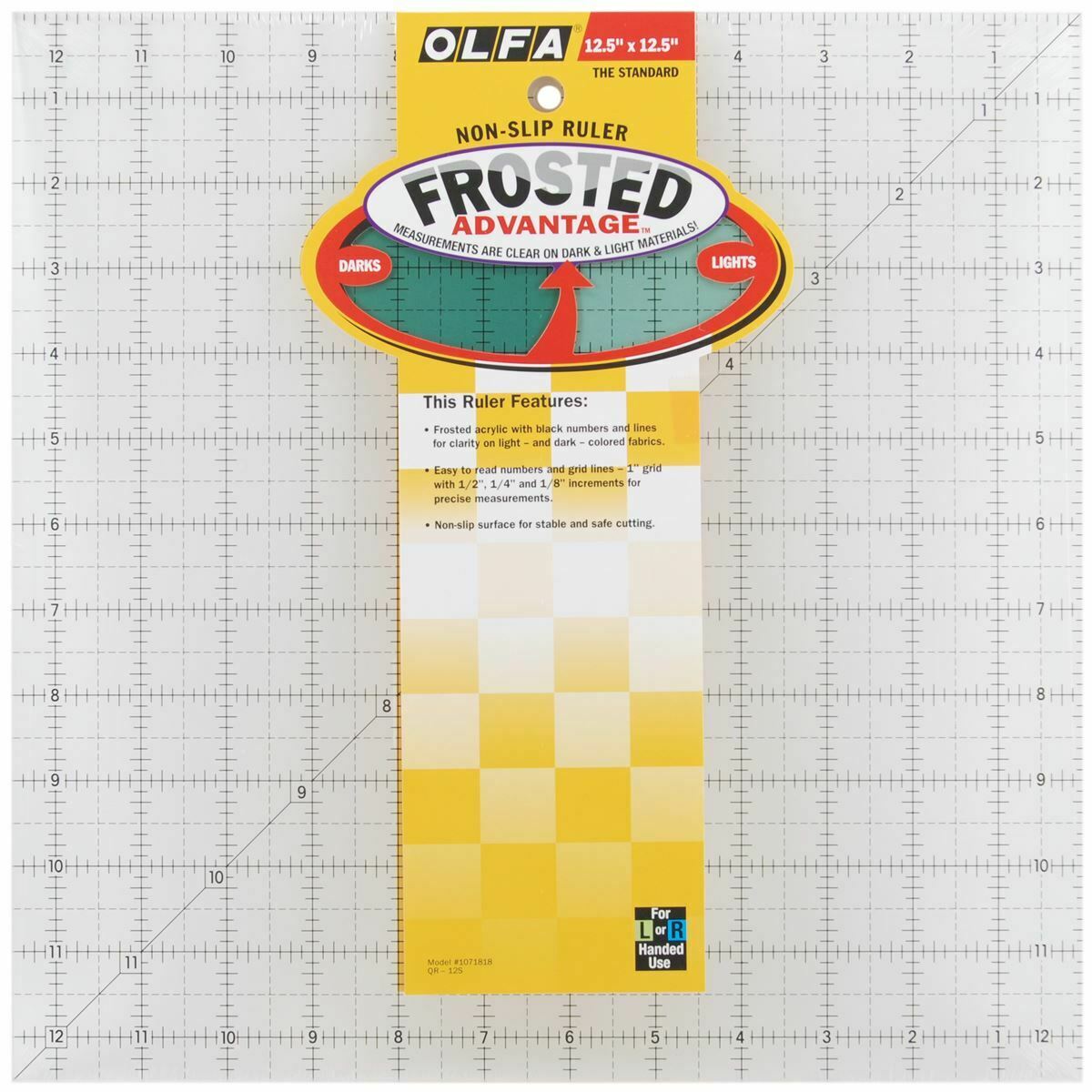 OLFA Quilt Frosted 12,5x12,5 INCH