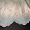 Polyester/Rayon duchesse med broderi - col. OFFWHITE