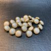 Knapp plast - Offwhite perle - 11 mm