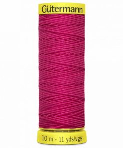 Gütermann, Elastisk sytråd - col 3055 pink, 10 m