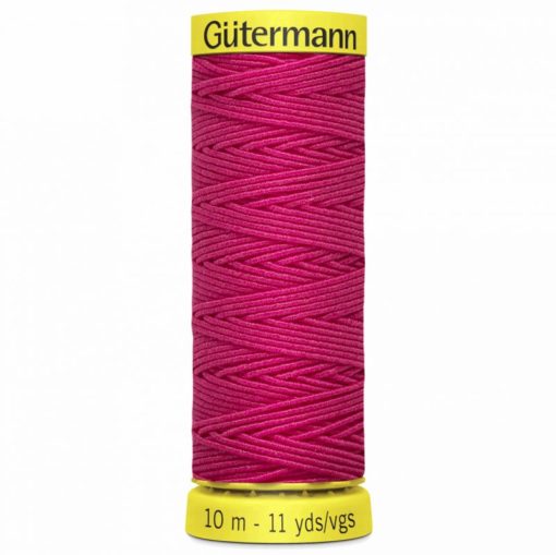 Gütermann, Elastisk sytråd - col 3055 pink, 10 m