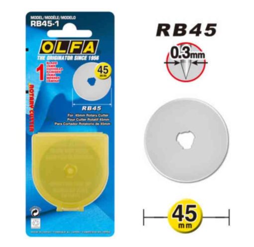 OLFA Knivblad 45 mm 1-pack RB45-1