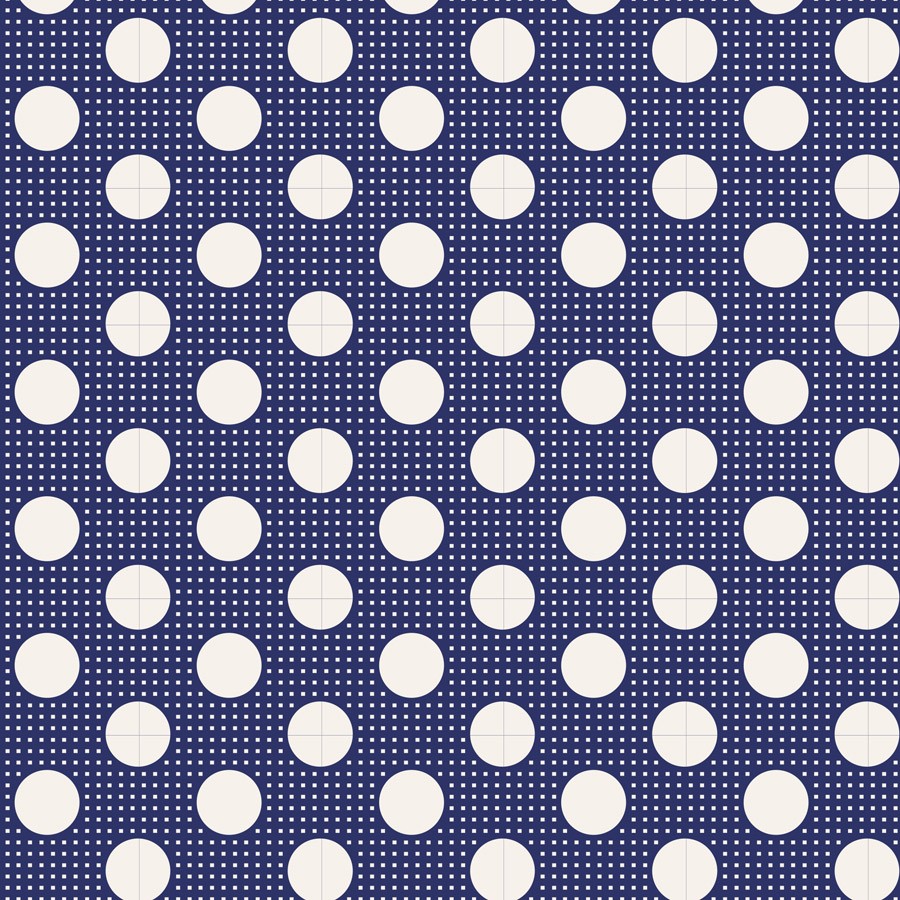 TILDA Dots Night Blue 130026