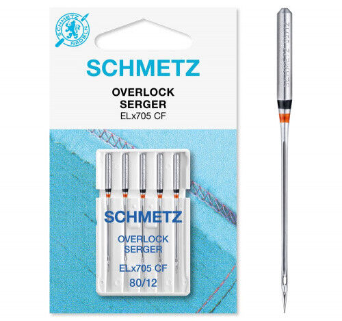 Schmetz ELx705 CF Cromad 80/14 5-pack