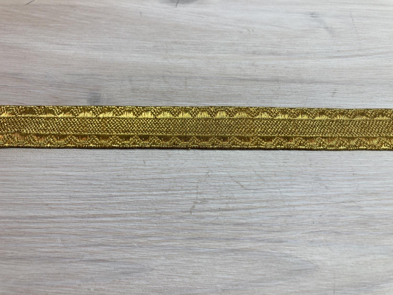 Gullbånd jaquard - 20 mm