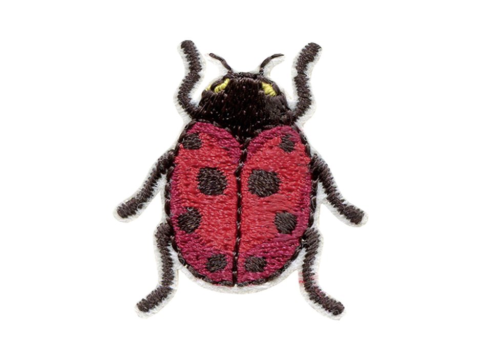 Prym strykemerke – Ladybird black/red