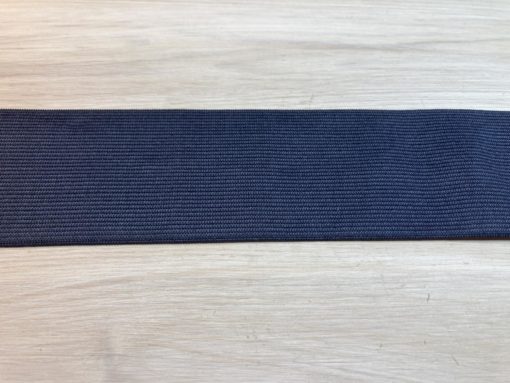 Elastisk linning 60 mm marinblå