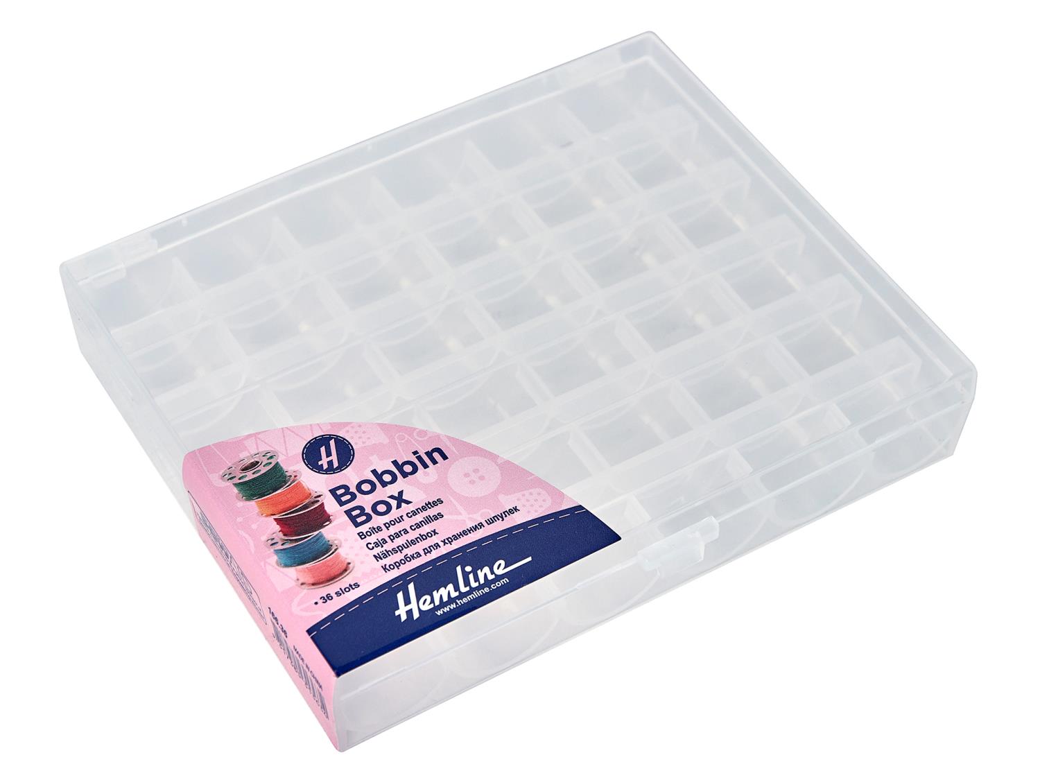 HemLine - Spoleboks plast 36 spoler