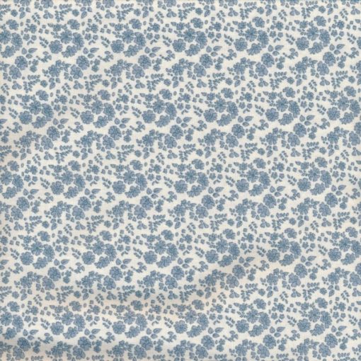 Oilcloth - Betty - Offwhite/Dusty Blue