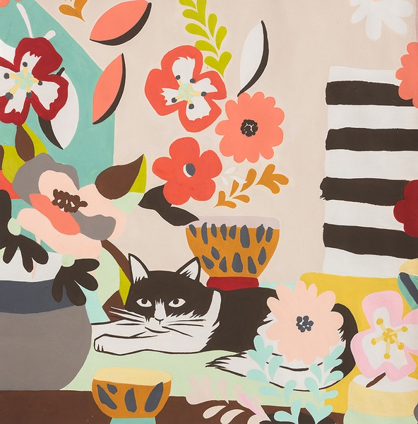 Alexander Henry - Henri's cat Wish you were here 8938C