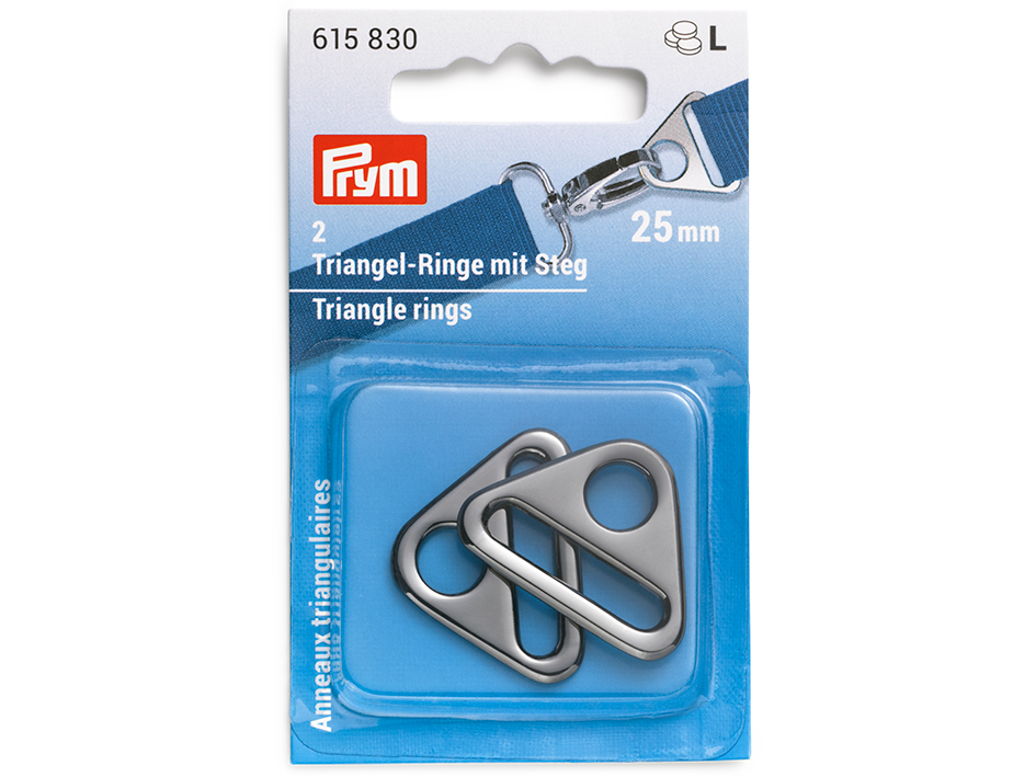 Prym Triangel ring 2stk 25mm – Gunmetal