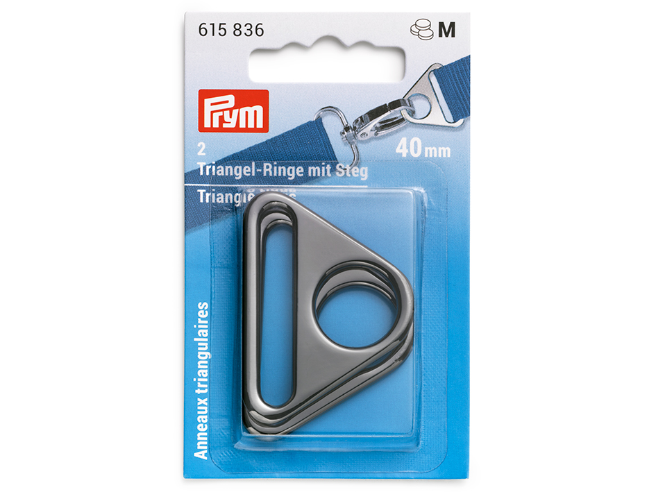 Prym Triangel ring 2stk 40mm – Gunmetal