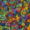 Timeless Treasures - Crazy for cats