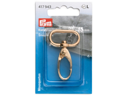 Prym Karabinkrok 25x45mm – New gold