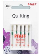 Pfaff Quilt Assortment needles, 3x75, 2x90 - 5 pack