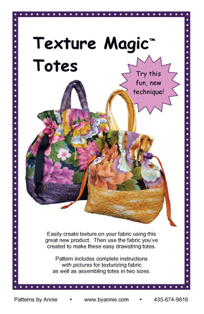 Texture Magic Totes – Patterns by Annie