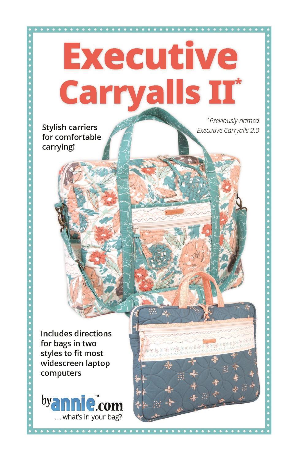 Executive Carryalls II – Patterns by Annie