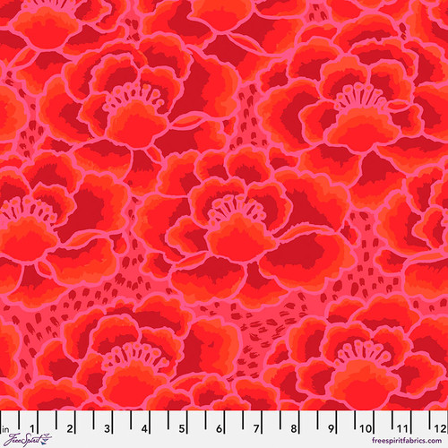 Kaffe Fassett Collective – PWGP197.RED – Tonal Floral - Red