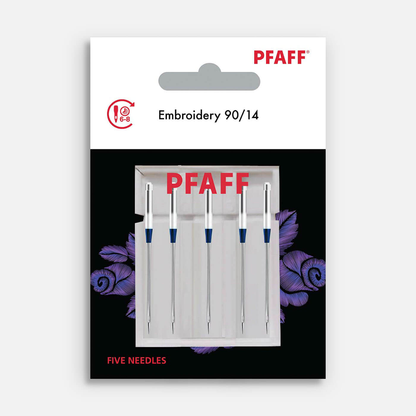 Pfaff Embroidery-nåler størrelse 90/14 - 5 pk