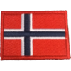 Strykemerke - Norgesflagg str 6 x 9 cm