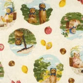 Kokka Japanese Fabric - During Hot Days Canvas EGXA-8800-3A