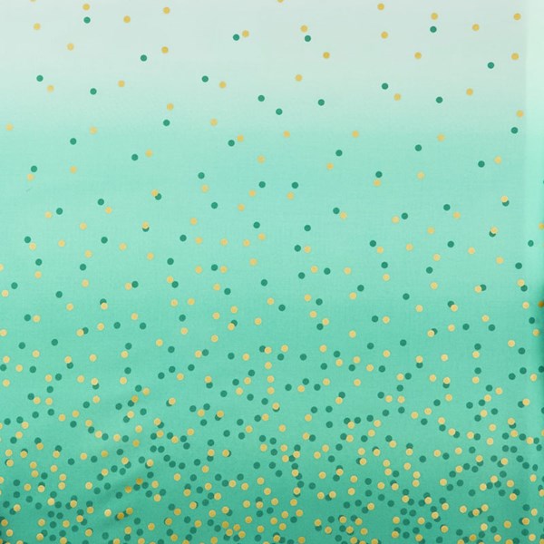 Moda Fabric - Ombre Confetti Metallic 10807 31M Teal