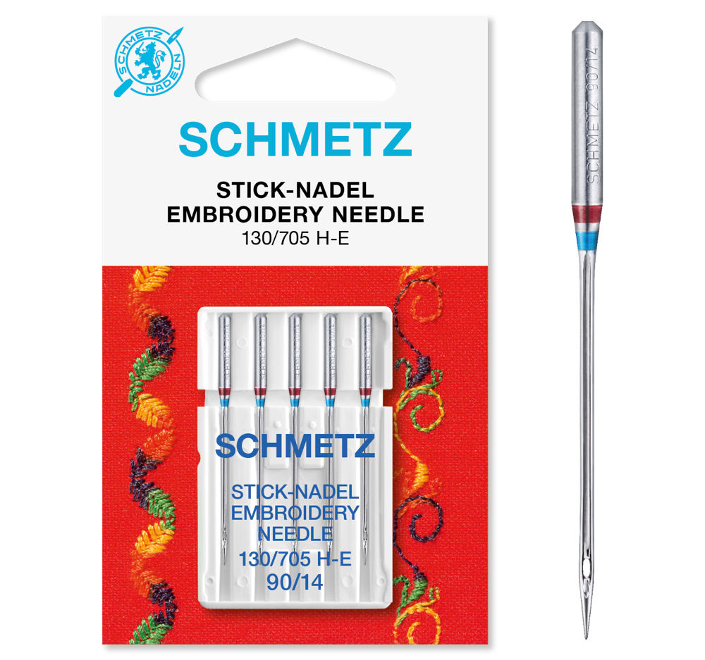 217090 Schmetz broderi 130/705 H-E 90/14 5-pack