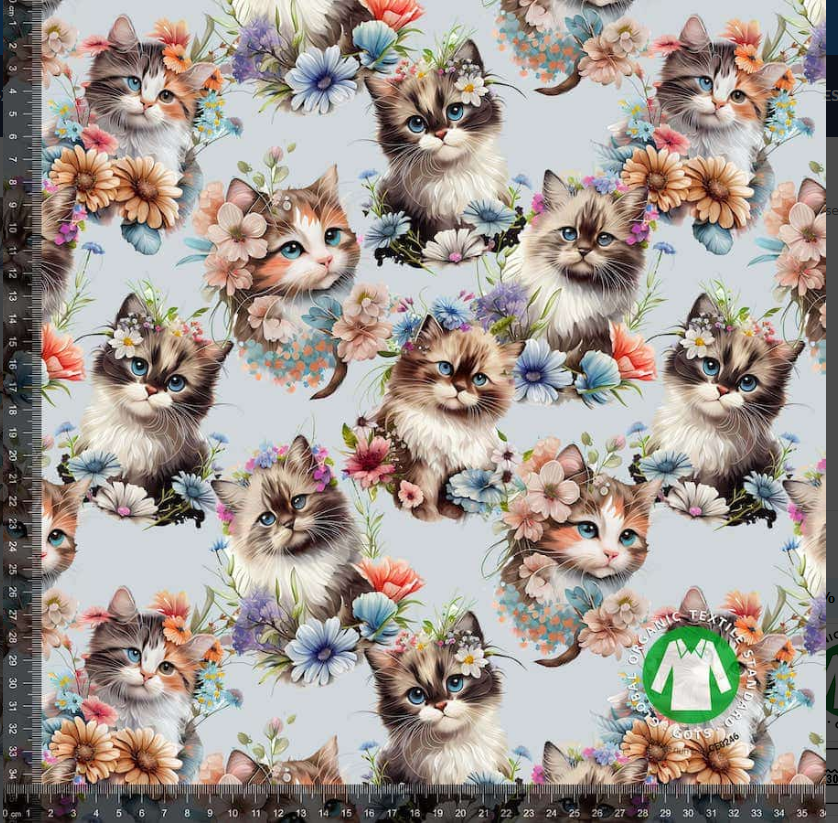 Jersey print med sweet cats