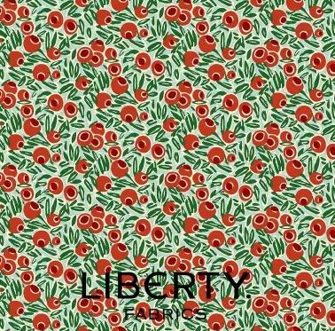 Liberty Fabric - Yew Berries