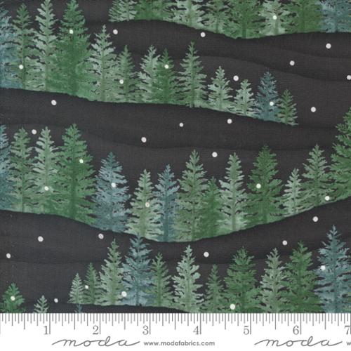 Moda Fabrics - Woodland Winter Charcoal Black 56091 17
