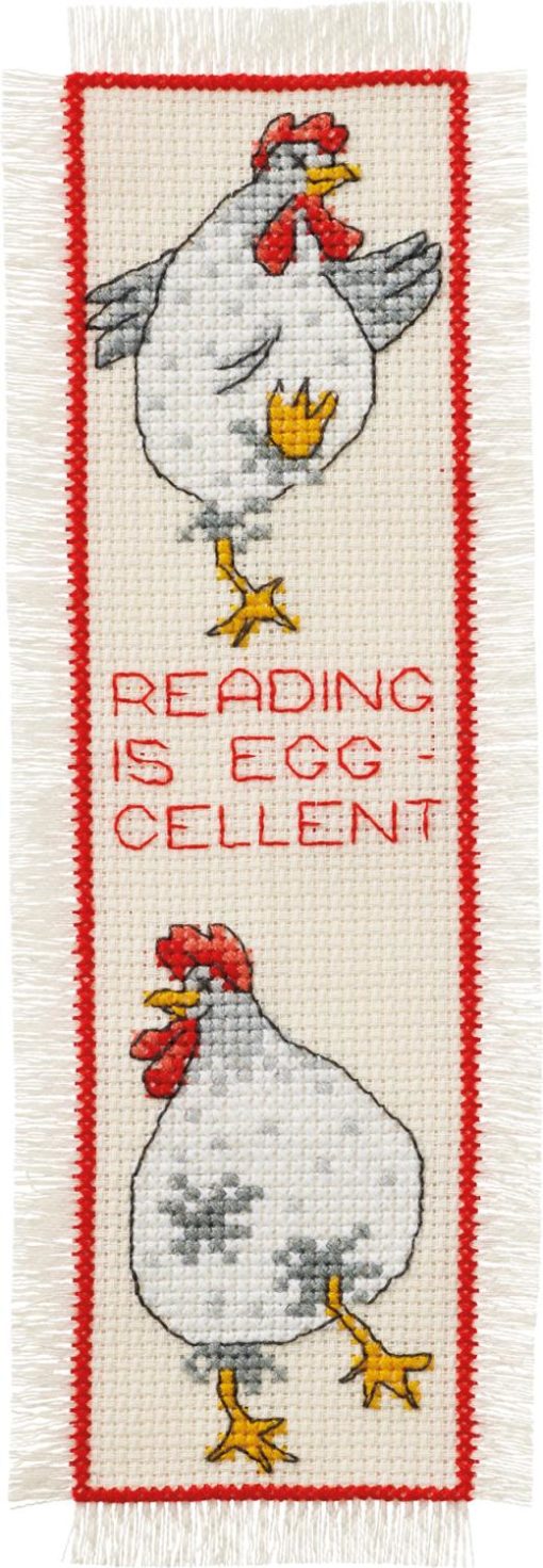 Permin Bokmerke Reading is egg-cellent