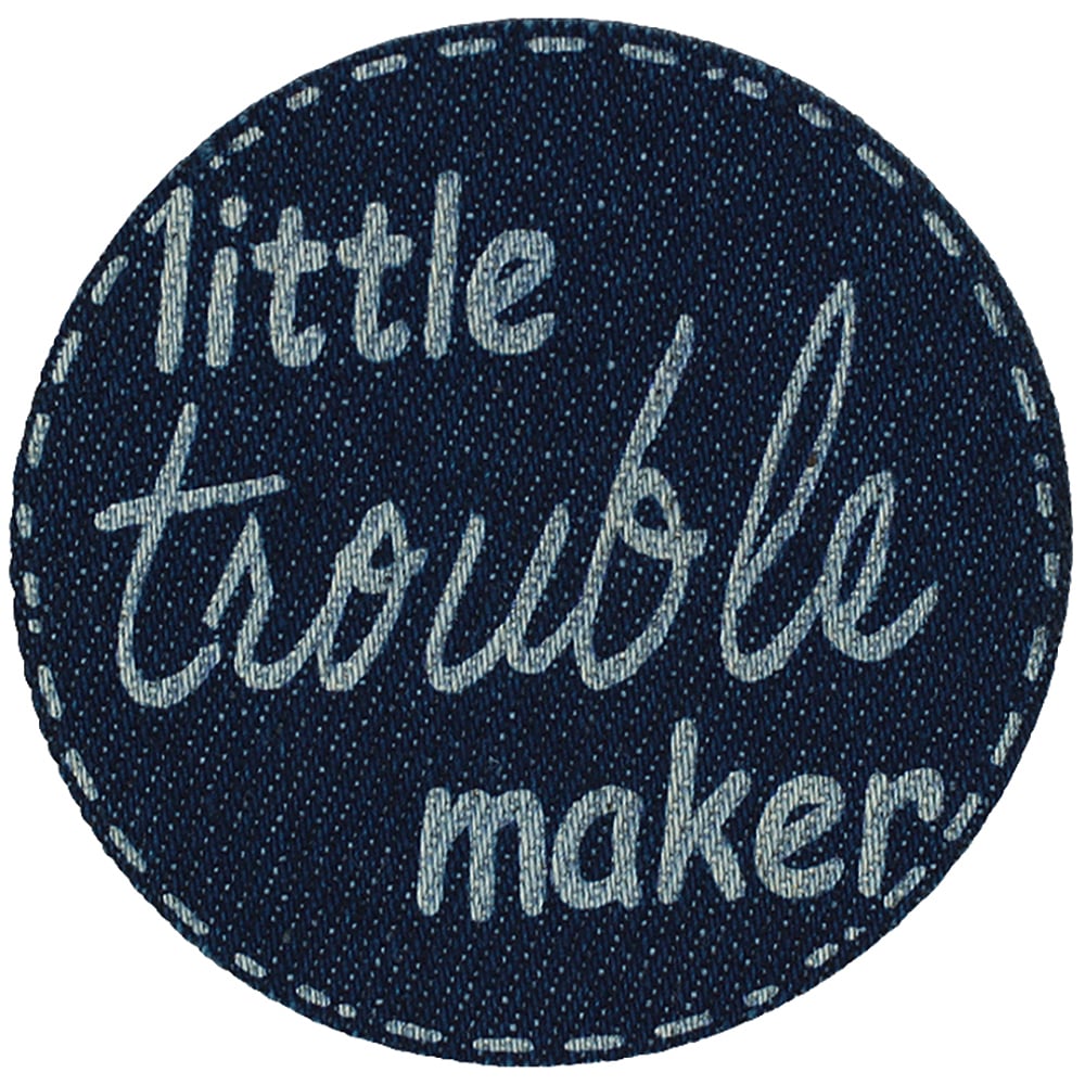 Prym Strykemerke – Jeansblå Little Trouble maker