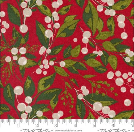 Moda Fabric - Pine Valley Floral Berries Berry 30740 12