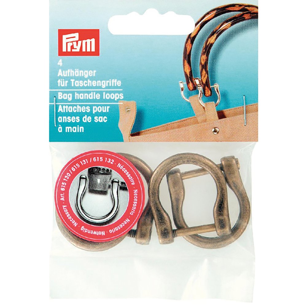 Prym Veskehåndtakfeste 1,8cm 4stk – Messing