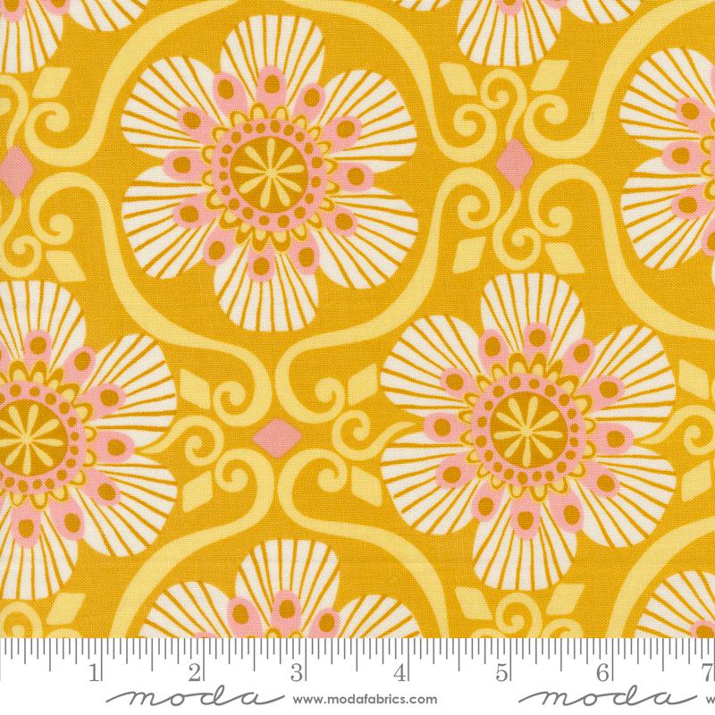 Moda Fabric - Tango Barcelona Tumeric 27334 18