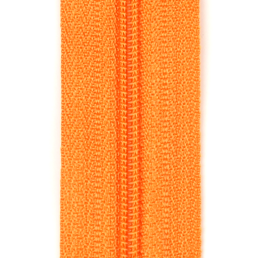 Glidelås metervare 4mm – Orange