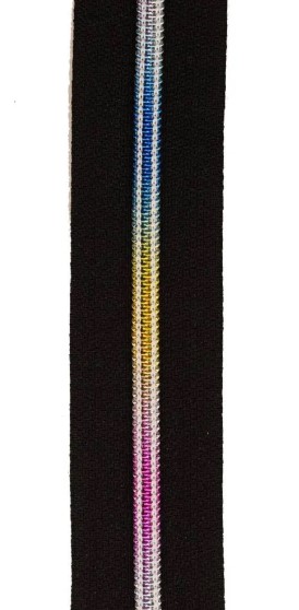 Glidelås metervare 4mm – Rainbow