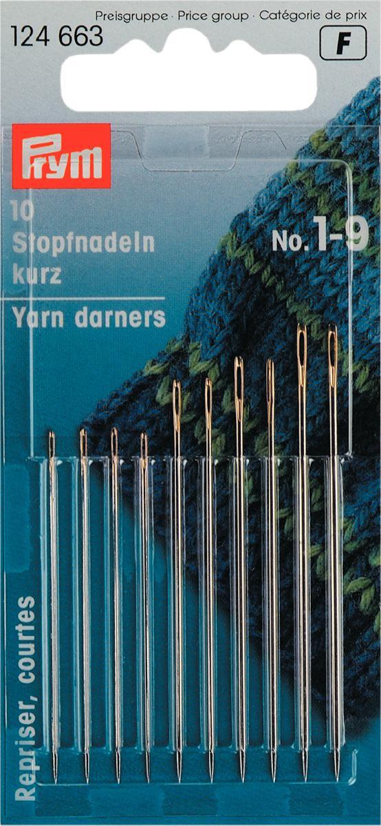 PRYM - Stoppenåler korte HT 1-9 silver 10 st