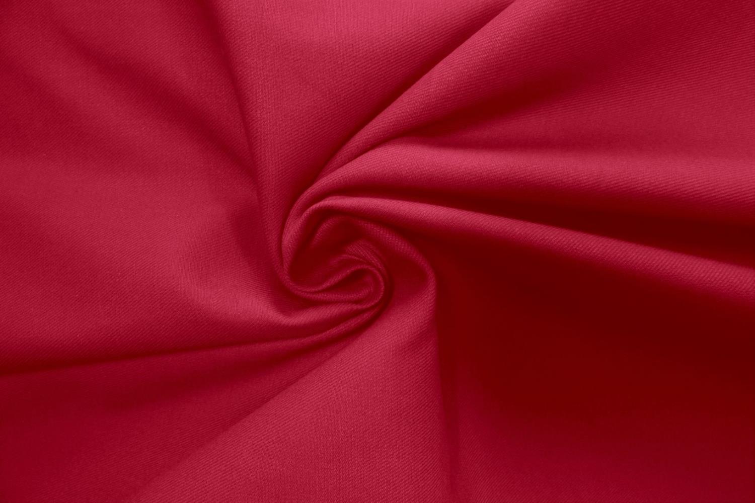 Stretch Denim - Crimson Red