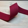 Kraftig bomullswebbing - Mørk rosa 38 mm