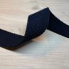 Kraftig bomullswebbing - Sort 30 mm