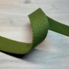 Kraftig bomullswebbing - Lime 30 mm