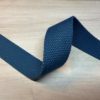Kraftig bomullswebbing - Jeansblå 30 mm