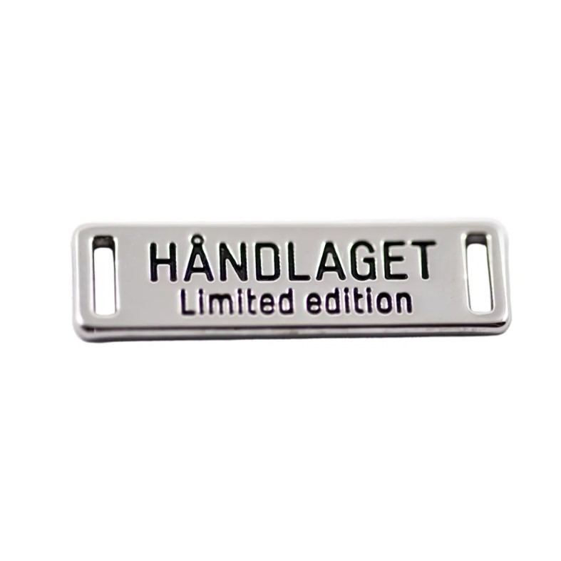 Merke Metall Sølvfarget HÅNDLAGET Limited Edition