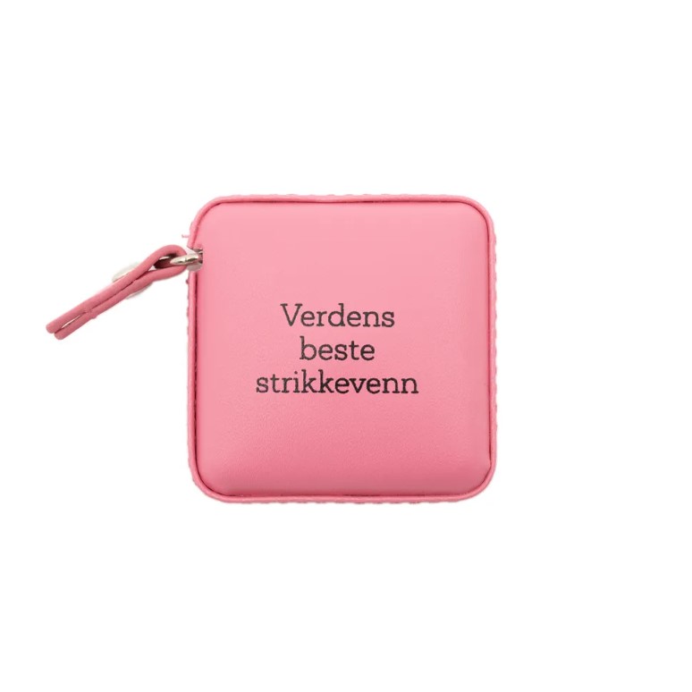 Målebånd Rosa - Verdens beste strikkevenn