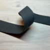 Kraftig bomullswebbing - Mørk grå 30 mm