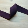 Kraftig bomullswebbing - Plum 30 mm