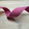 Kraftig bomullswebbing – Lys rosa 30 mm