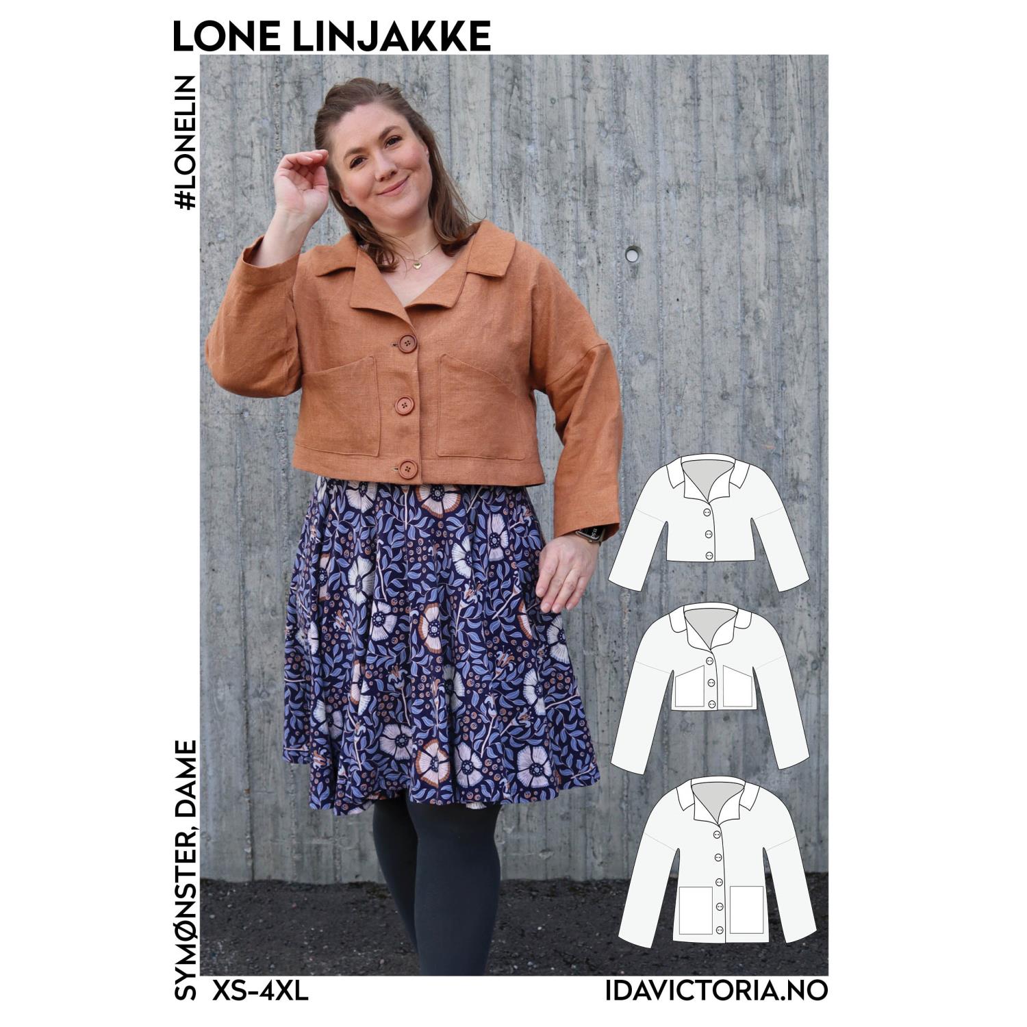 Lone Linjakke (XS – 4XL) Papirutgave