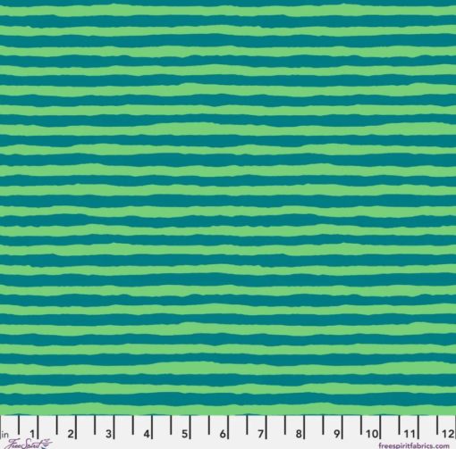 Kaffe Fassett Collective - PWBM084.TEAL Comb Stripe
